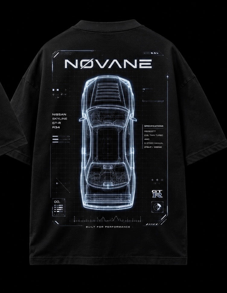 NØVANE R34 // Holographic Performance Tee