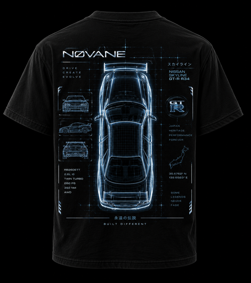 NØVANE R34 // Holographic Performance Tee
